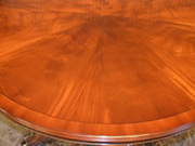 mahogany dining table top polished 