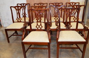8 dining chairs restored 
