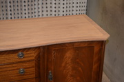 mahogany sideboard top stripped & sanded 