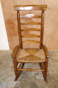 antique rocking chair restored 
