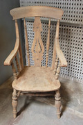 stripped & sanded dining chair 