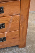 oak small chest of drawers 