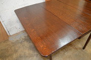 oak drop leaf table polished 