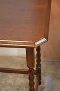 oak side table polished 