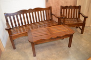 restored garden furniture 